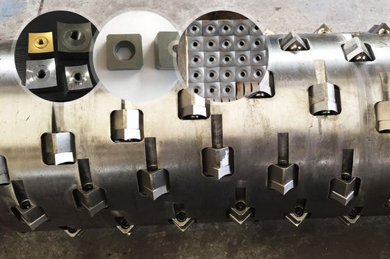 qualità  Twin Shaft Plastic Shredder Blades , CE Shredder Machine Blades fabbrica