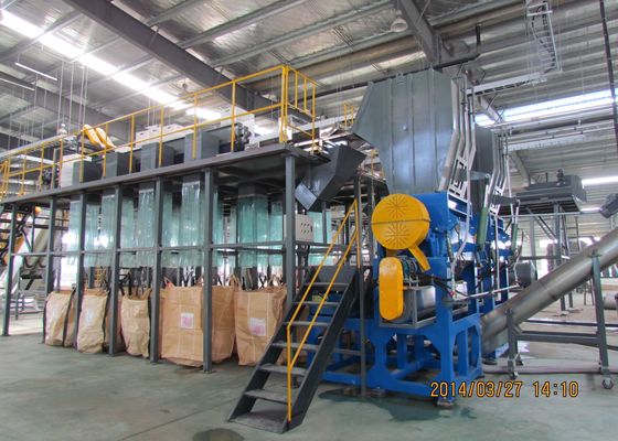 linea di riciclaggio di plastica della macchina della bottiglia residua dell'ANIMALE DOMESTICO 2000kg/h