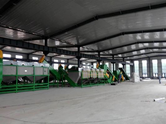 PE 1000kg/h che ricopre film di pacciame che schiaccia lavaggio e che ricicla macchina