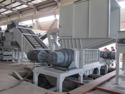 macchina della trinciatrice dell'asse di rifiuti solidi di 22*2kw 20rpm doppia