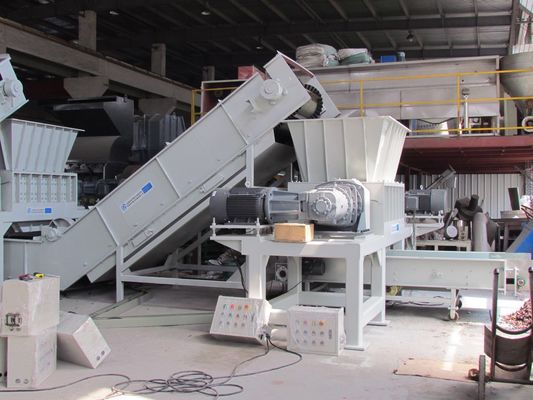 macchina della trinciatrice dell'asse di rifiuti solidi di 22*2kw 20rpm doppia