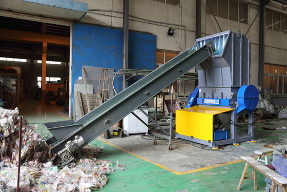 frantoio di plastica della bottiglia della lama 9CrSi, granulatore di plastica della trinciatrice 0.5t/H
