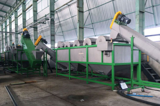 Macchina di riciclaggio di plastica di HDPP che lava linea