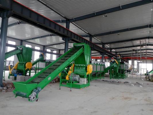 linea residua durevole di lavaggio del film del PE di 380V 3Phase per il riciclaggio del film plastico