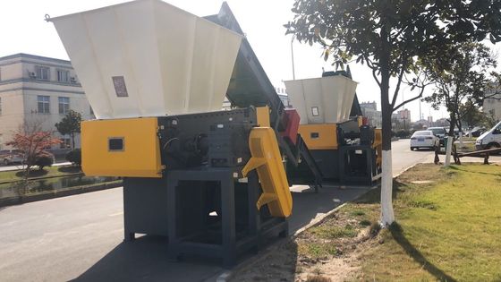 45kw 4pcs ha riparato la macchina di plastica della trinciatrice della fibra della lama