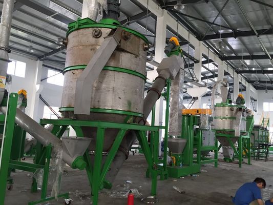 linea di lavaggio del fiocco dell'animale domestico della bottiglia dell'animale domestico di 1000kg/H 2000kg/H